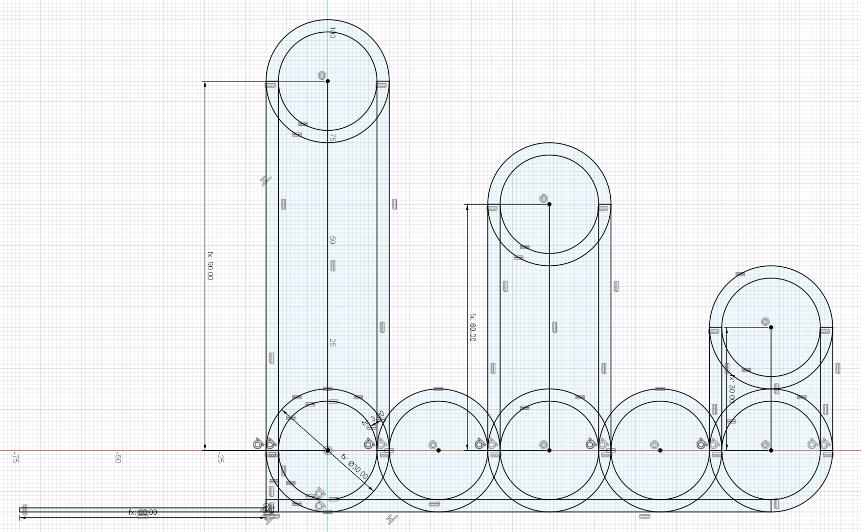Autodesk Fusion Sketch for Bookends